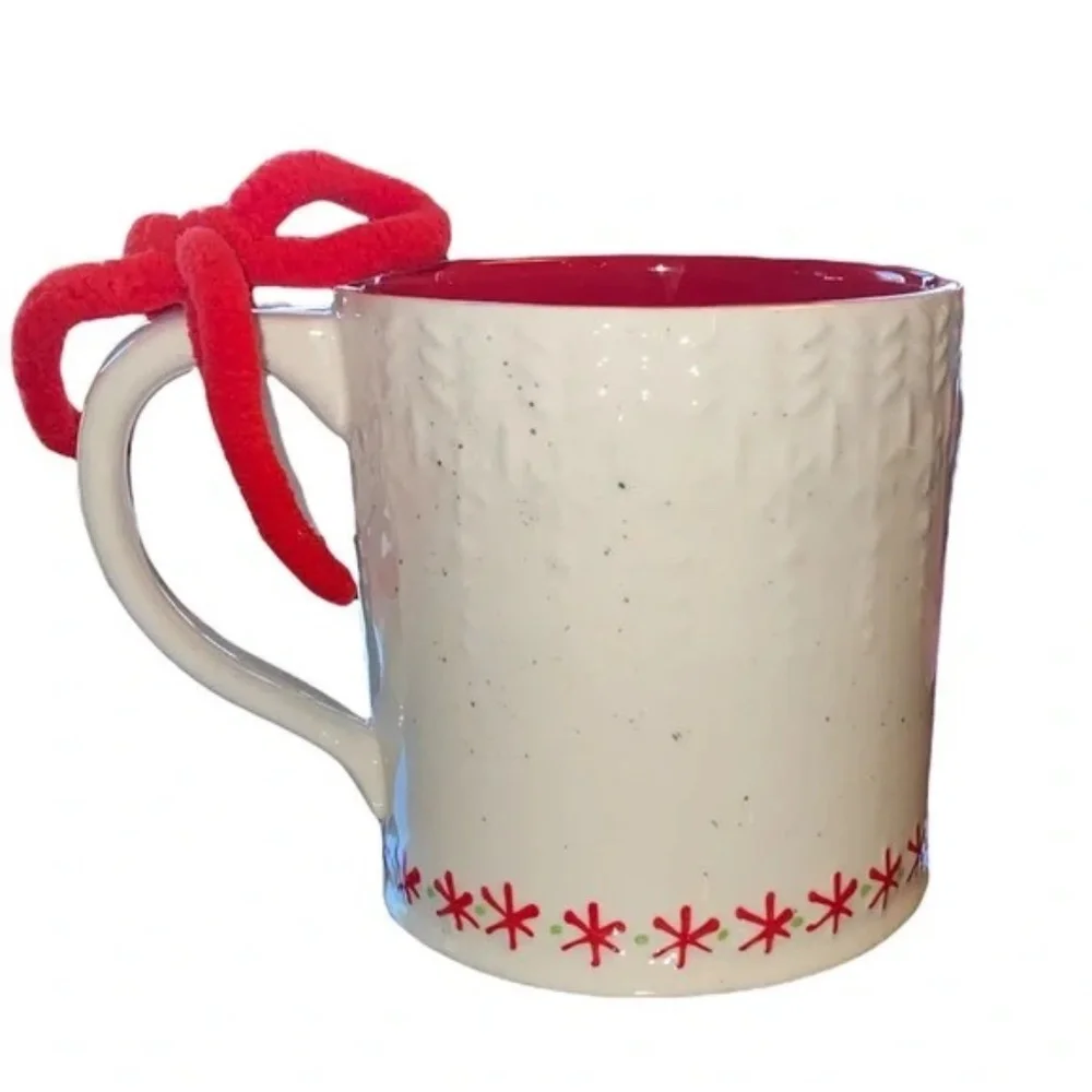 Anthropologie Bundled Up Monogram Mug Letter M - Picture 3 of 3